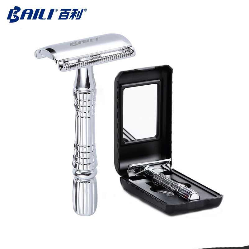 Best of BAILI Adjustable Safety Razor Manual Double Edge Classic Mens Shaving Mild To Aggressive Hair Removal Shaver It With 1 Blades Reviews & Tips