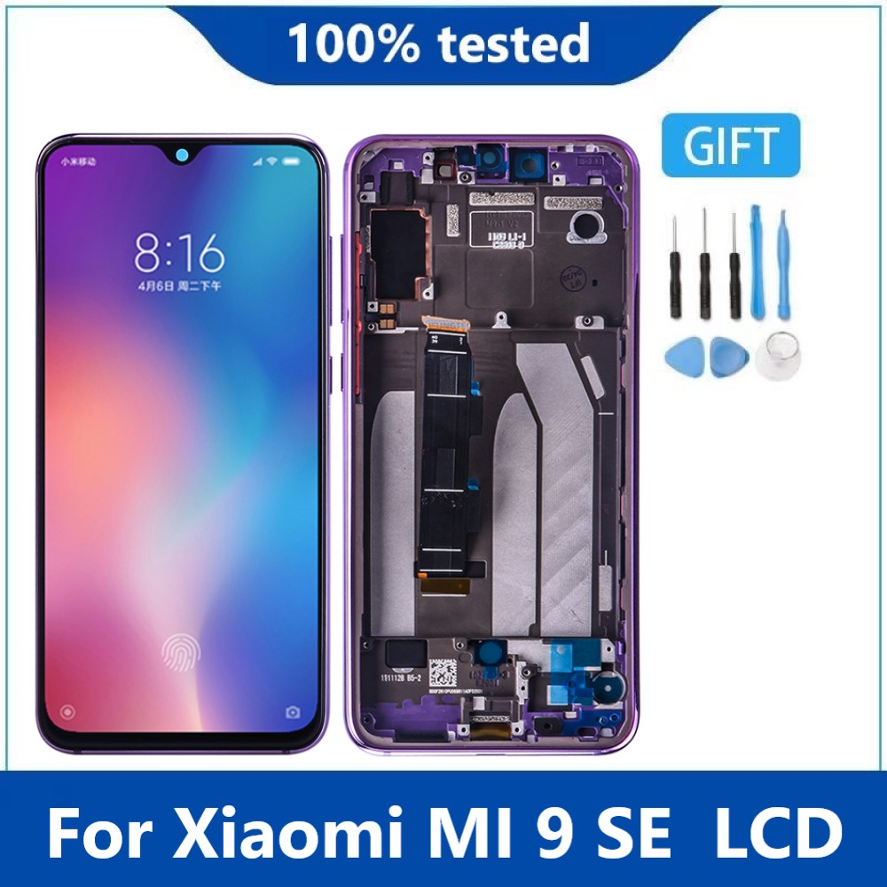 Оригинальный AMOLED-дисплей для Xiaomi Mi 9 SE, ЖК-дисплей, сенсорный  экран, дигитайзер в сборе, замена для Xiaomi Mi 9 SE, Mi 9SE, M1903F2G |  AliExpress