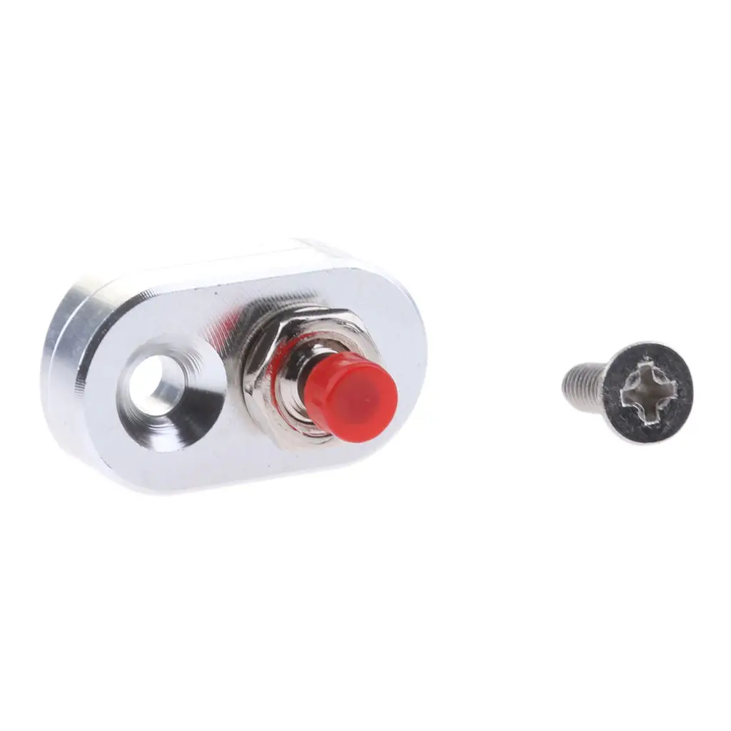 Mini CNC Handlebar Horn/Kill Turn SIgnal Switch Button 12V for Yamaha Silver