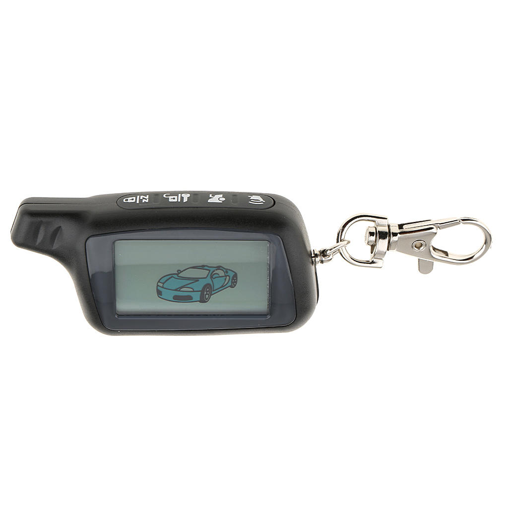 2-Way Keyless Keychain Car Alarm System Remote Controller Case for TOMAHAWK X5 LCD