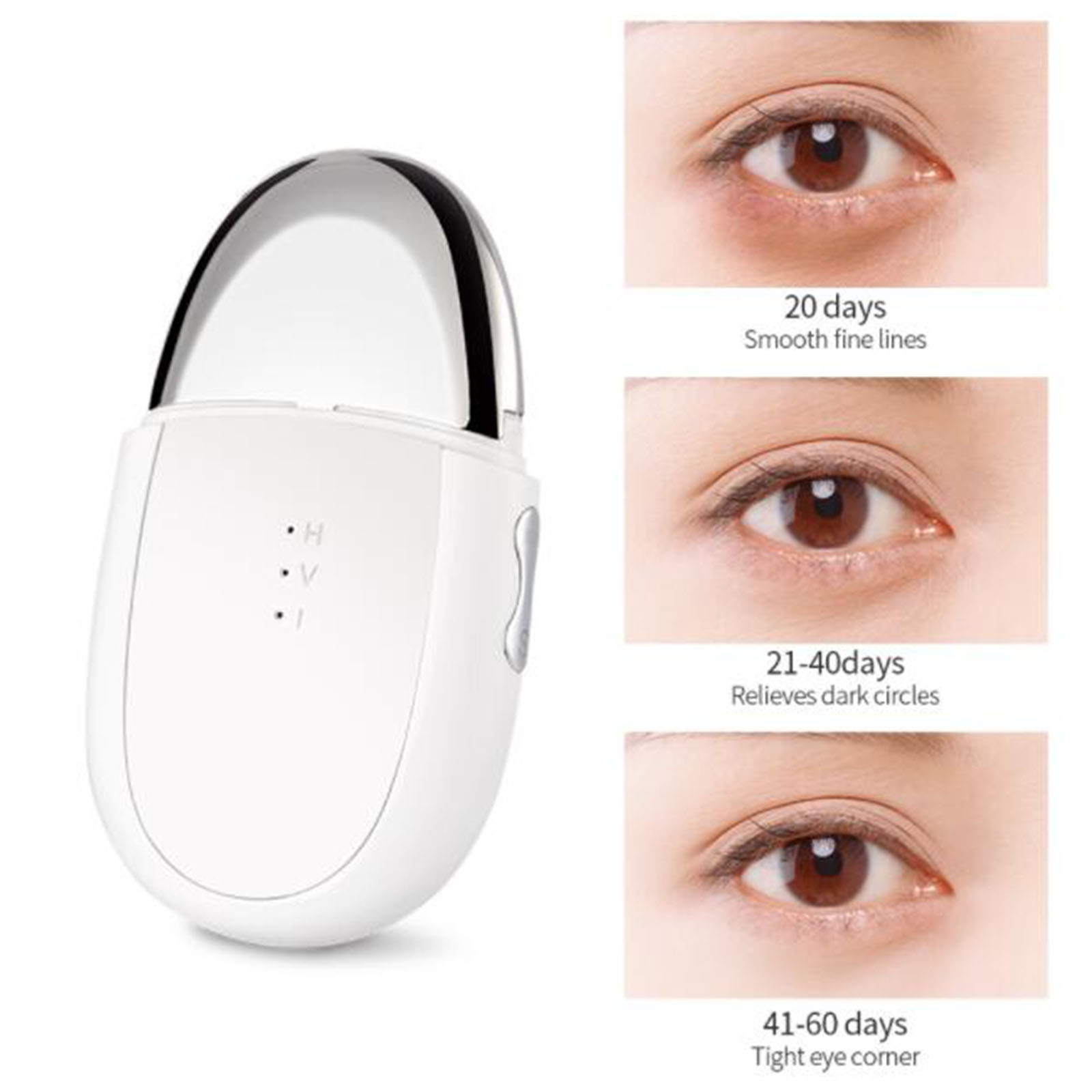 Electric Ion Heat Eye Massager Anti-Aging Promote Absorption for Eye Fatigue Beauty Tool Promote Absorption Eye Bags