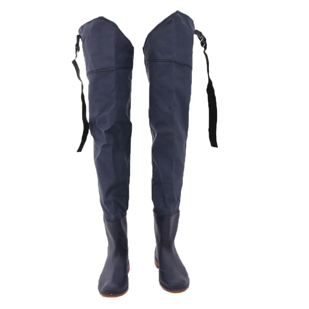 Waterproof Fishing Waders Over Knee Wading Boots Farming Farmer Pants Boots PVC Outdoor River Fly Fishing Shoes Hunting Tackles