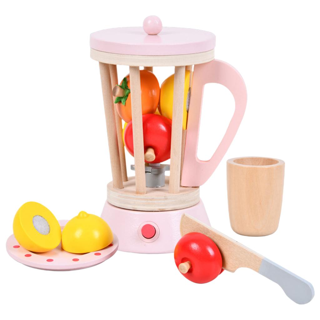 wooden play blender