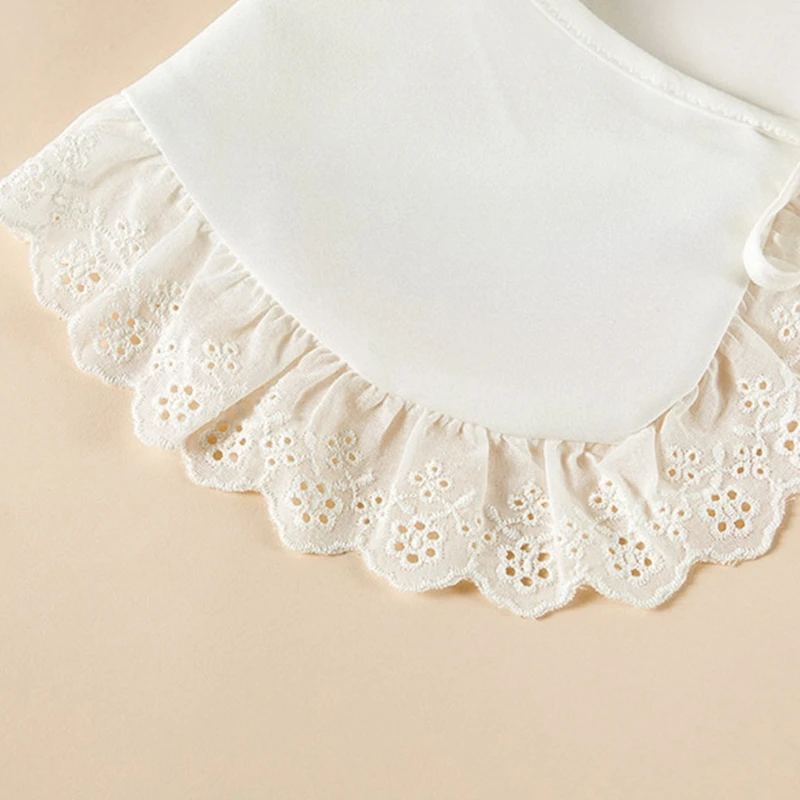 teething toys for babies Japanese Style Doll Fake Collar Shawl Hollow Ruffled Lace Trim Necklace Capelet baby accessories diy