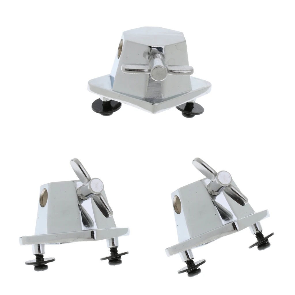 Pack Of 3 Floor Tom Drum Leg Bracket Rack Support Top-grade Drum Parts