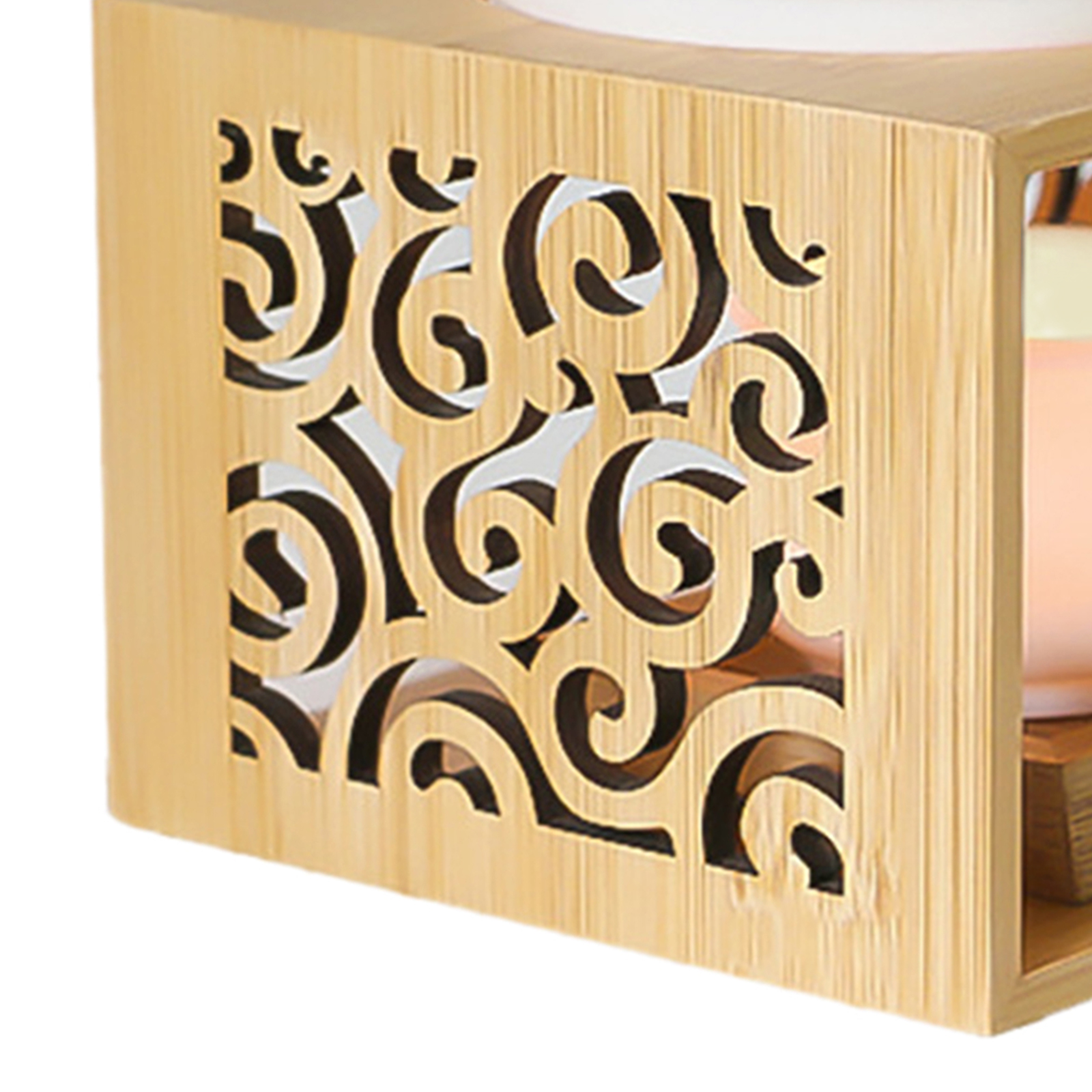 Essential Oil Burner Wax Melt Warmer Candle Tealight Holder Home Yoga Decor