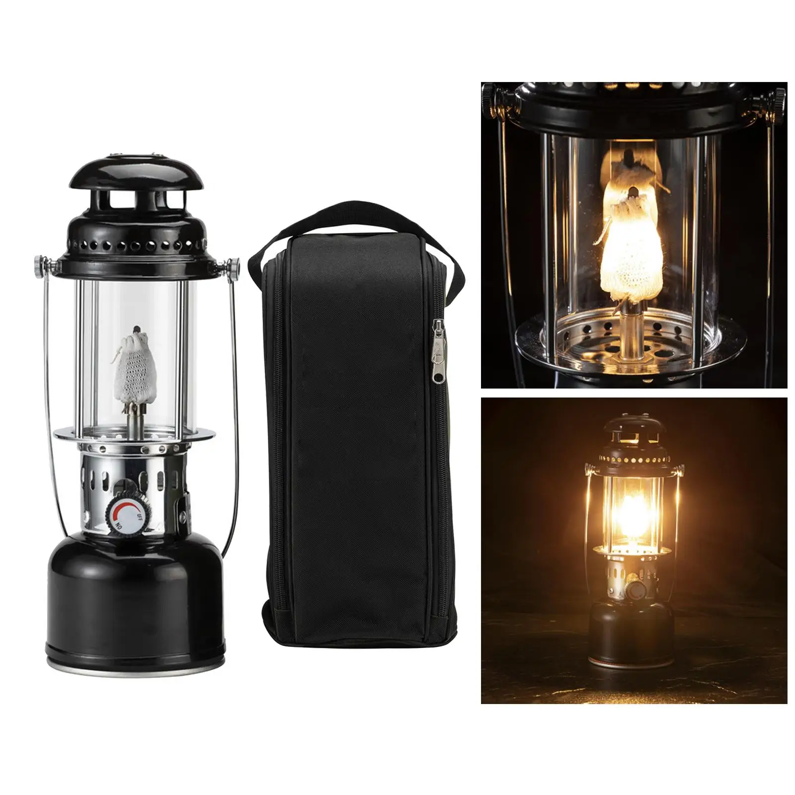 Outdoor Propane Gas Lantern Camping Hiking Light Kerosene Oil Lamp Lighting Table Decoration