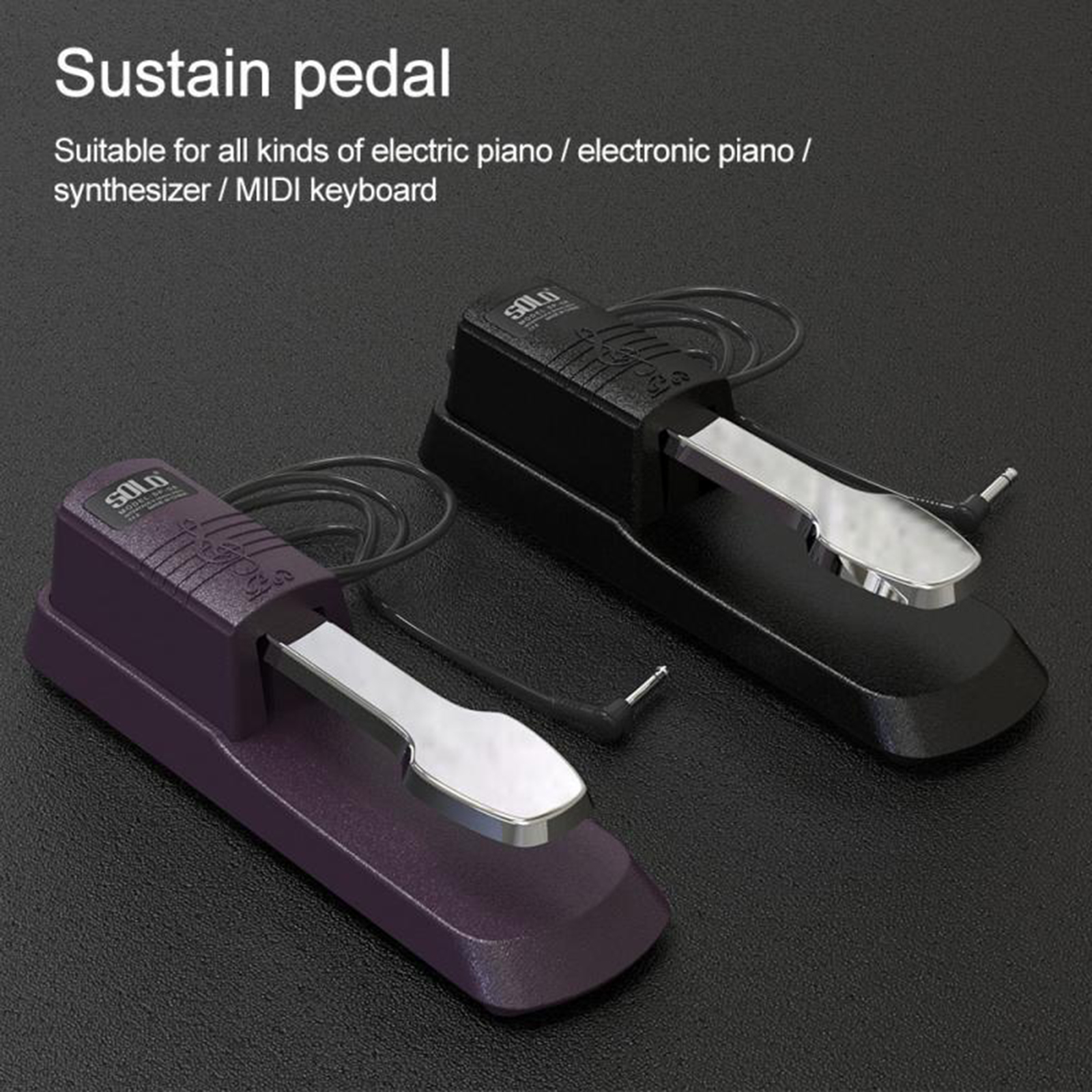 Sustain Pedal for Keyboard, Universal Sustain pedal for Yamaha, Roland 