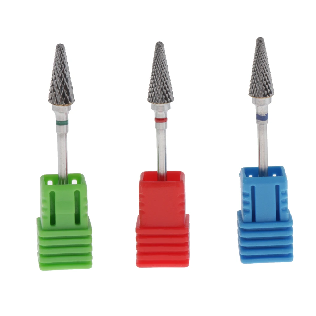 DIY Manicure Files Polishing Buffing Nail Drill Bit For Sharpening Reshaping