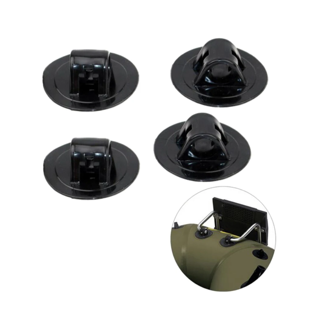 4 Count Inflatable Kayak Engine Boat Motor Bracket Plate Mount Clip Support