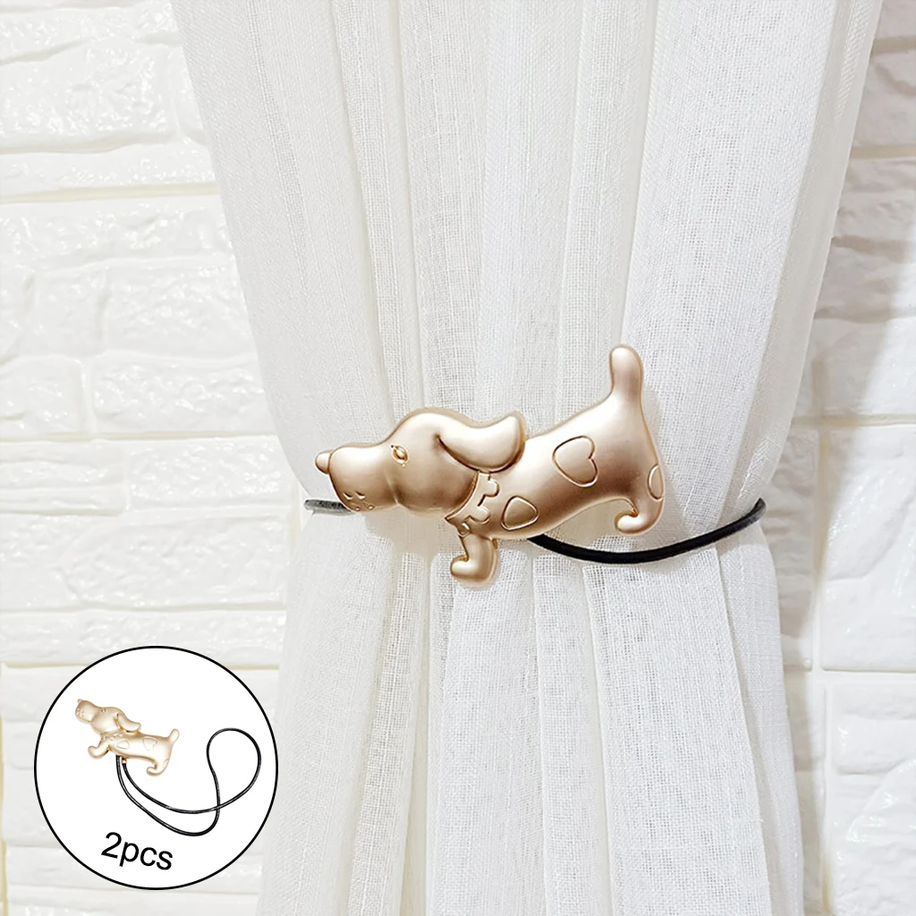 Dog Magnetic Shower Curtain Tiebacks Curtain Buckle Accessories Home Holder