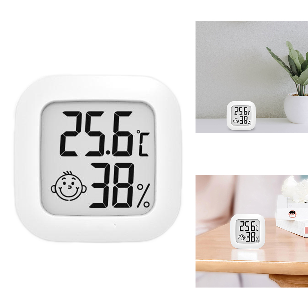 Digital Indoor Thermometer Hygrometer Travel Room Temperature Humidity Meter