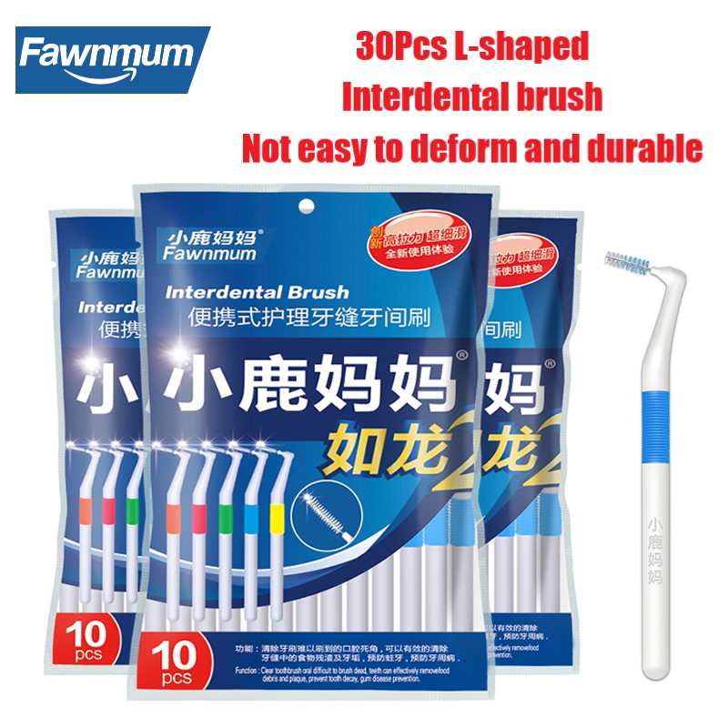 Best of Fawnmum30Pcs / Bag L Shape Interdental Brush Cleaning Between Teeth Oral Care Toothpick Dental Tool Floss Tooth Brush Orthodontics Reviews & Tips