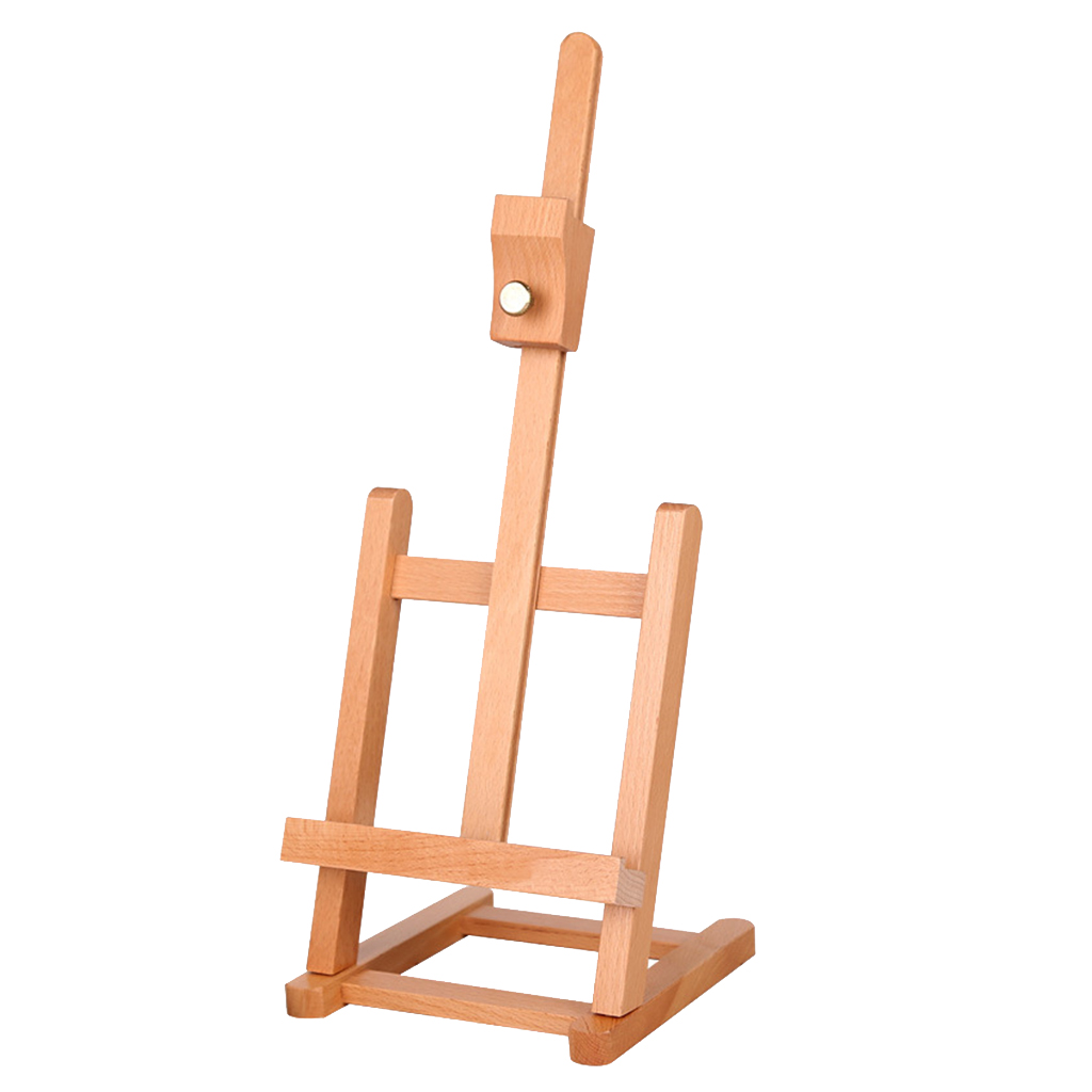 Wood Tabletop Display Easel for Artist Painting, Sketching, Displaying Photos,