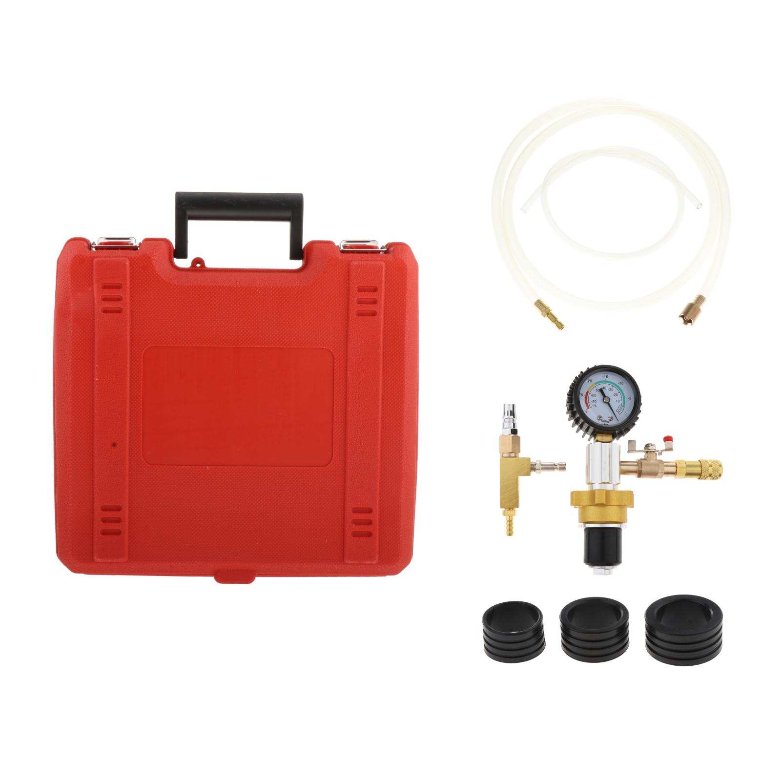 Engine Vacuum Cooling System Radiator Coolant Refill Purge Tool Gauge Kit, Easy to Operate Car Repair Tools