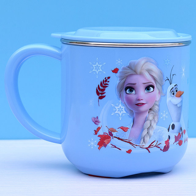 Disney Cups Stitch Frozen Elsa Anna Milk Cup 3D Cartoon Mickey Minnie  Stainless Steel Cup Children Cup Mug Kawai Christmas Gift - AliExpress