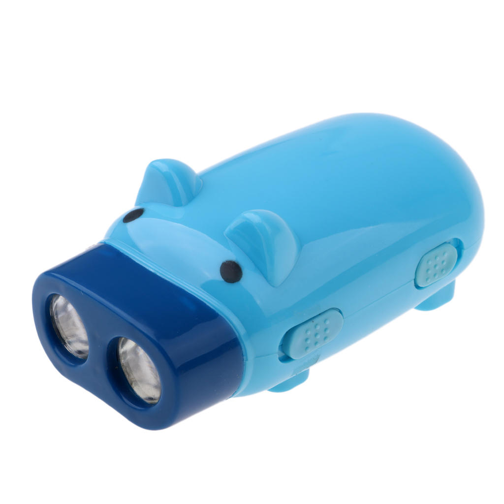 Outdoor Hand Crank Dynamo Self Powered LED Flashlight Camping Torch Light Night Lamp