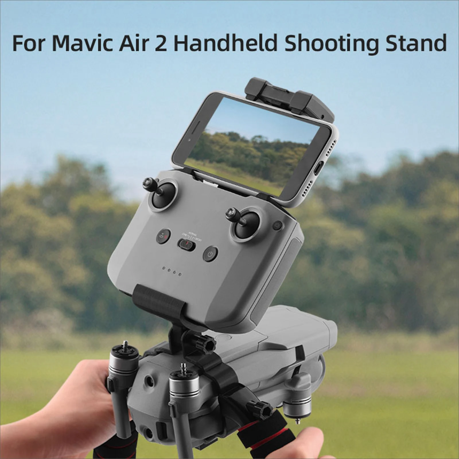 Dual-Handled Dual Handle Handheld Gimbal Stabilizer for DJI Mavic AIR 2