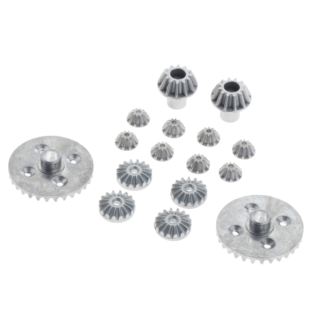 16Pcs 1:14 Model Differential Gears Planetary Gears Accs Kit for 144001