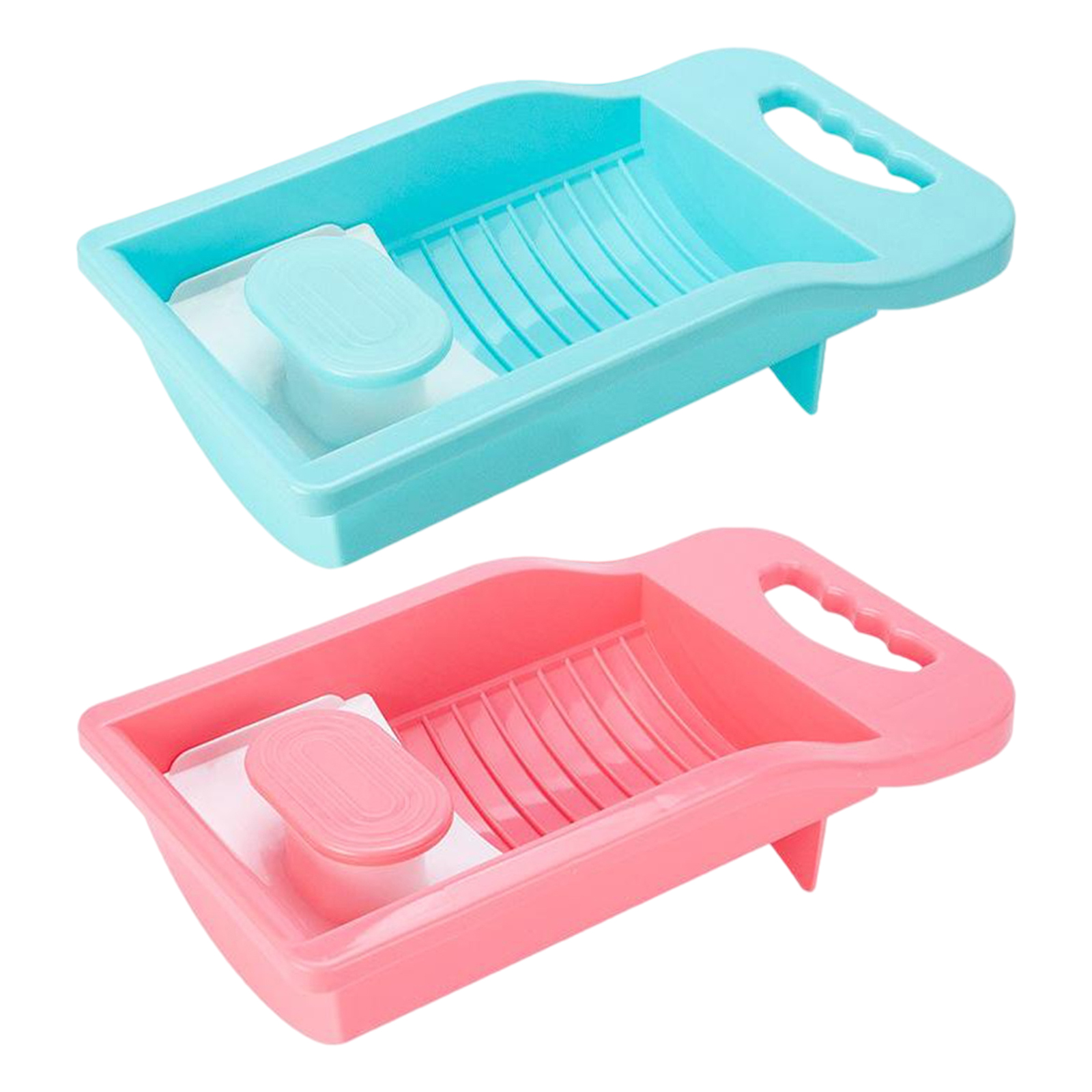 Plastic Laundry Washboard Mini Underwear Washboard Washing Washboard for Home Travel Dormitory