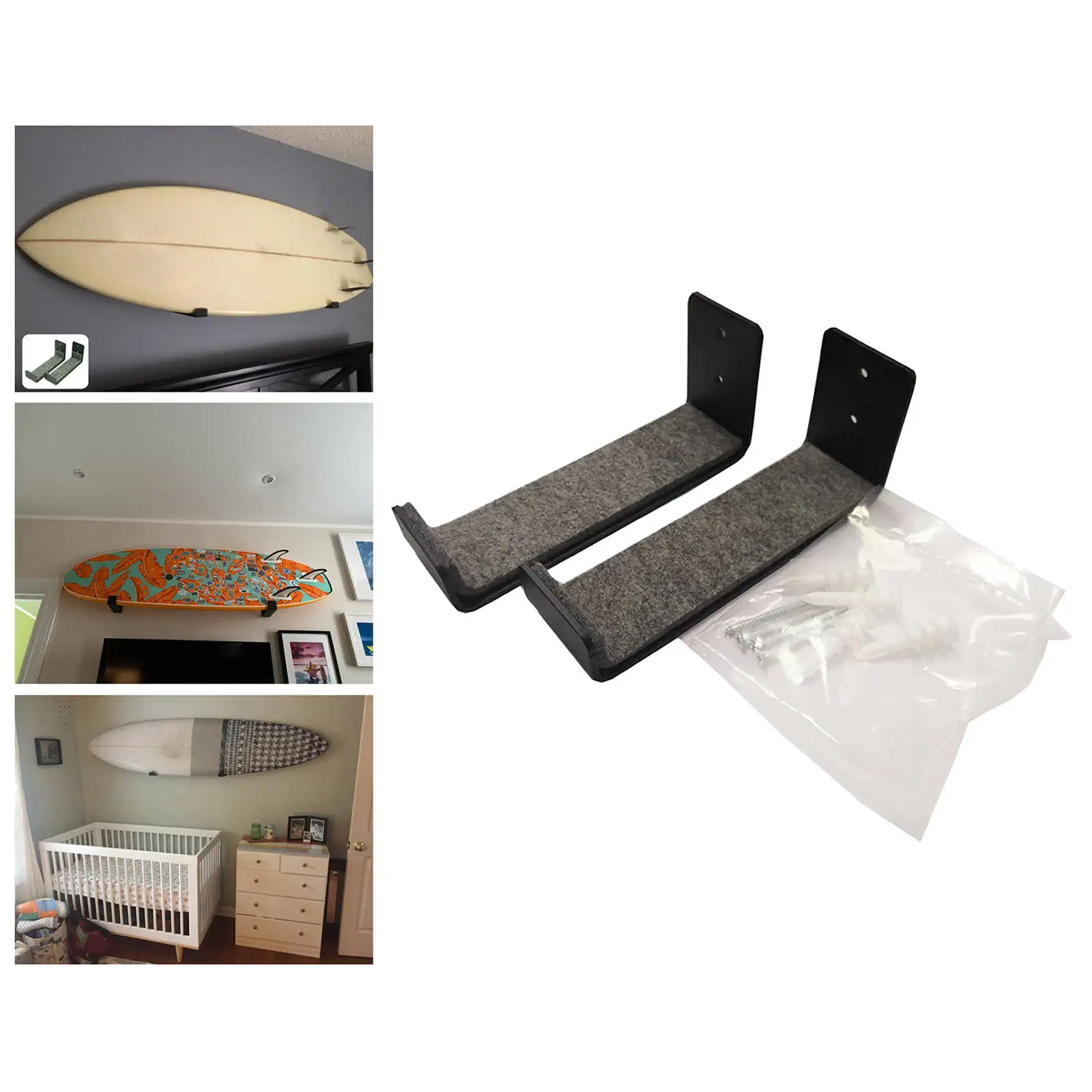 rack de parede surfboard shortboards cabide peças ferramentas armazenamento titular expositor para banheiro