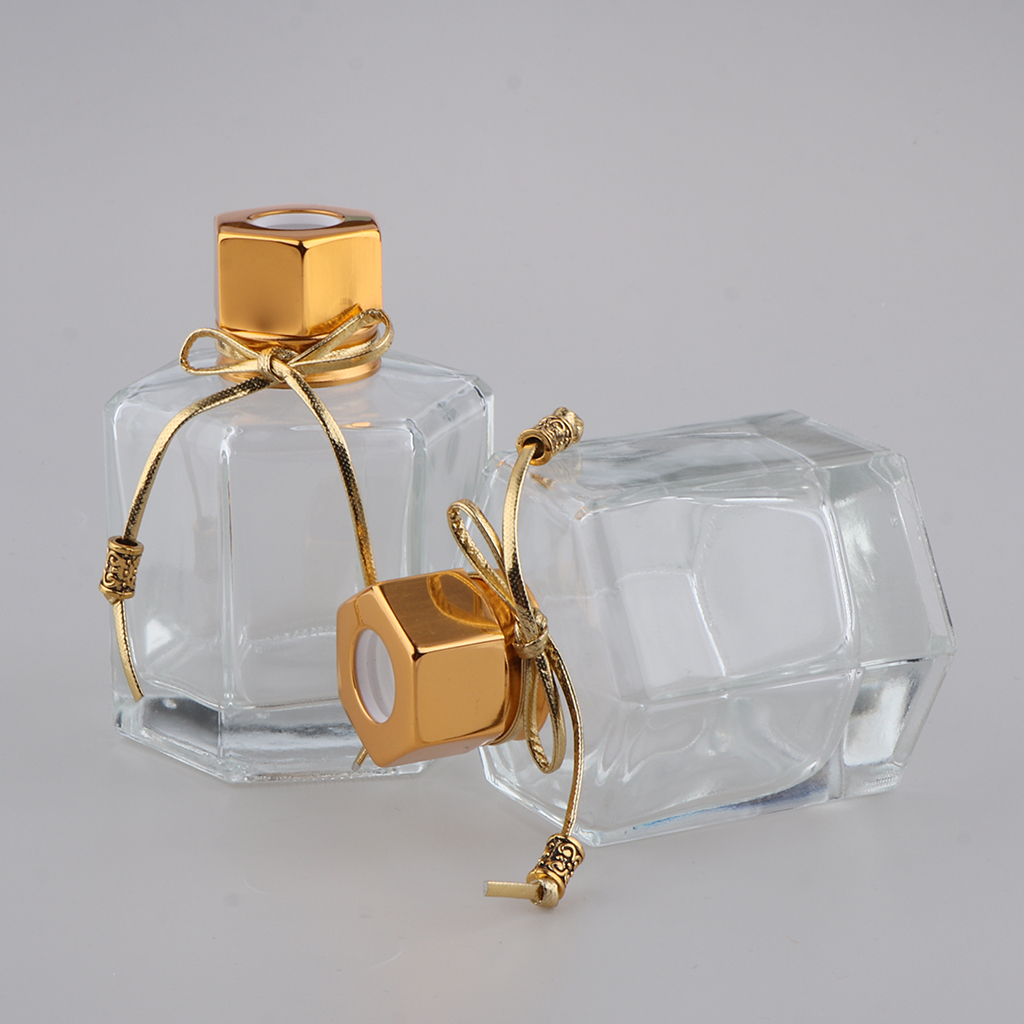 2Pcs 100ml Fragrance Glass Diffuser Bottles for DIY Craft Reed Essential Oil
