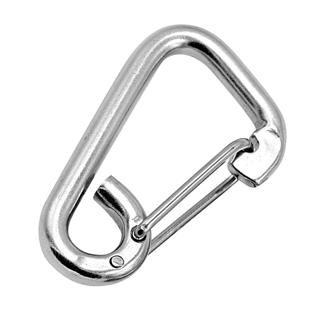 304 Stainless Steel Carabiner Clip for Connecting Items to A Belt/ Dog Leash Camping Fishing Traveling Hiking