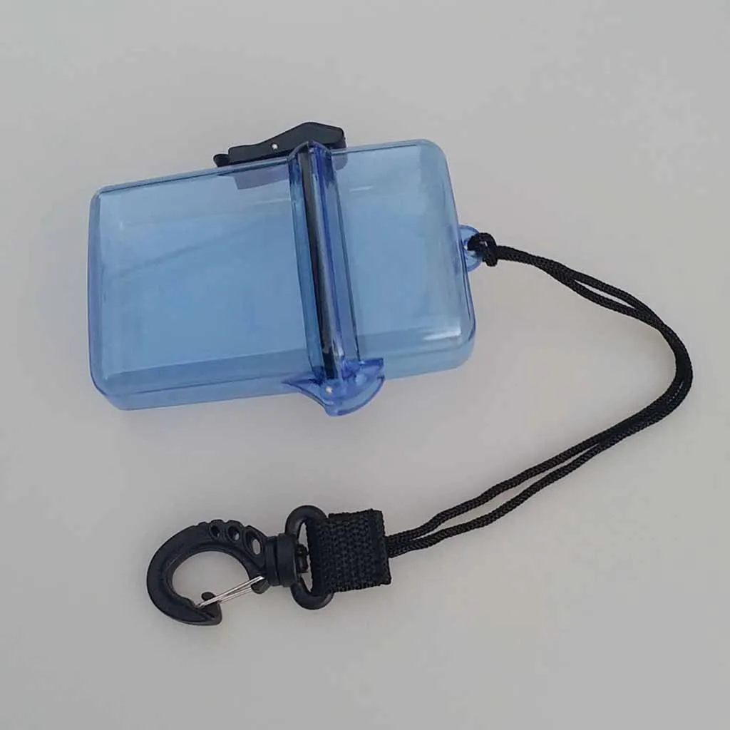Waterproof Dry Box, Watertight ID/Badge//Money Holder Case - Tough, Dust