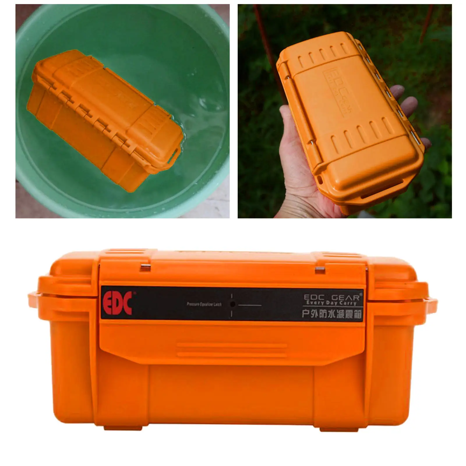 Outdoor Shockproof Waterproof Boxes Survival Airtight Case Holder Storage Tools Travel Sealed Containers 4 Colors