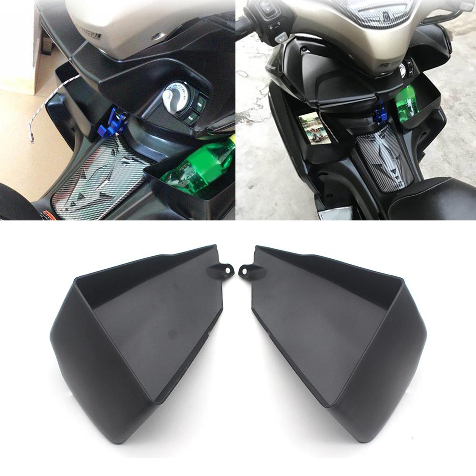 2pcs Motorcycle Storage Box Holder Organizer for YAMAHA NVX AEROX155 GDR155