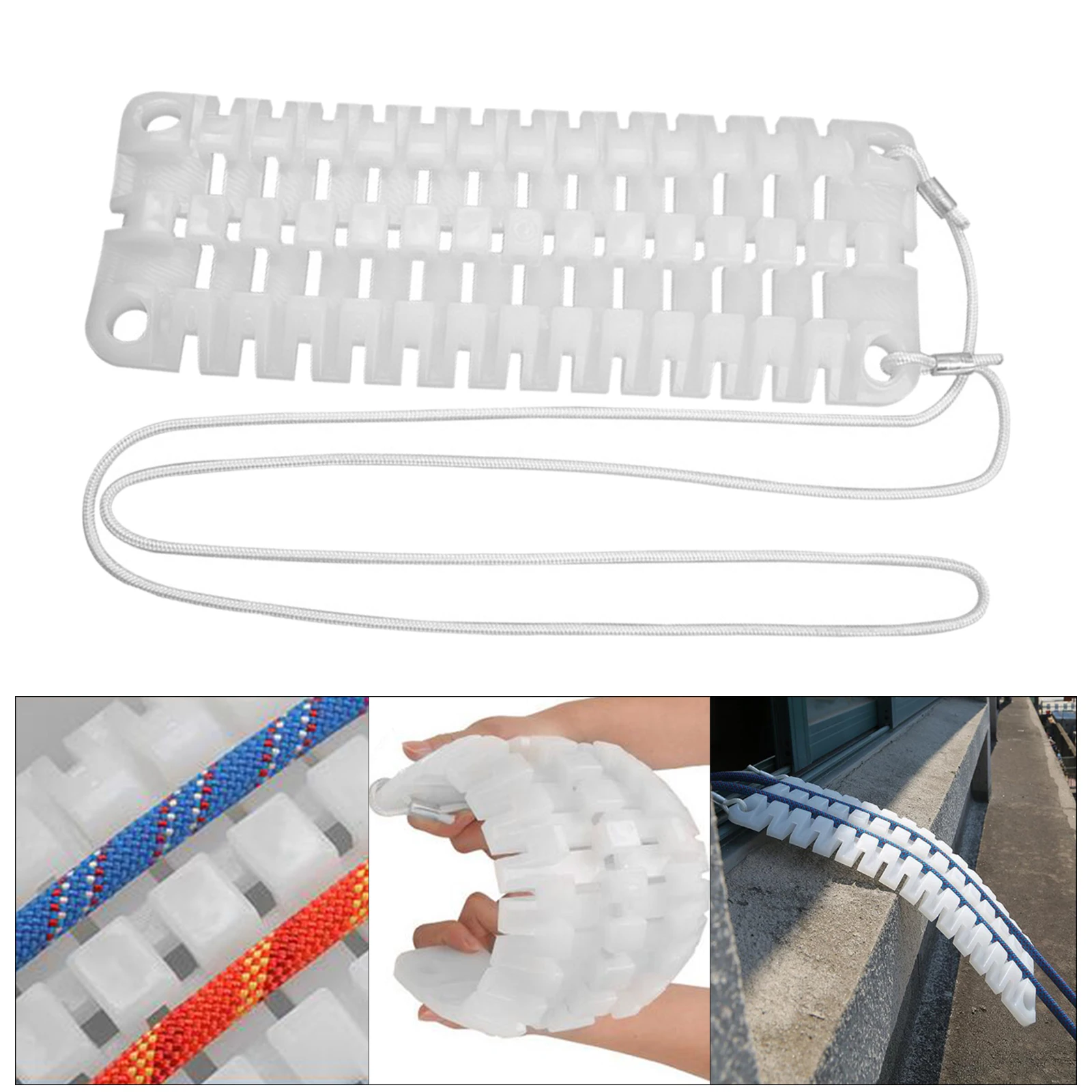 Rock Climbing Rope Anchor Protector Plate Mountaineering Abseiling Equipment Double Rope Protector Board Friction Reduction