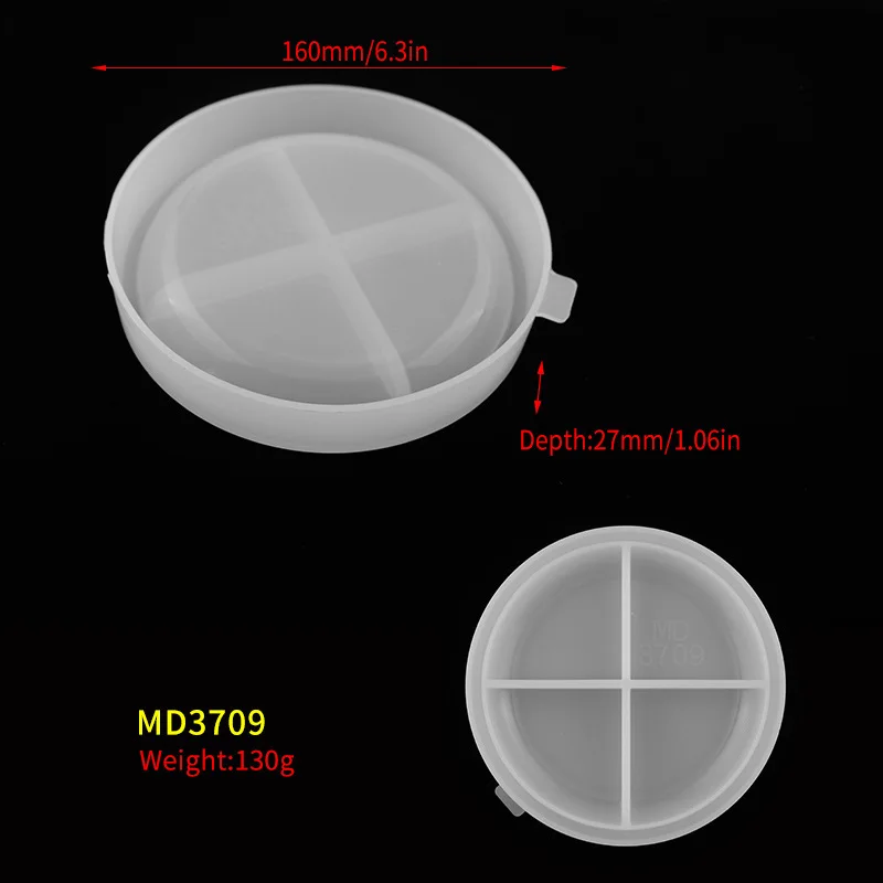 Large Tray Mold Round Large Resin thick Silicone Molds for Resin Casting  Epoxy Resin Home Decoration DIY Jewelry Holder - Silicone Molds Wholesale &  Retail - Fondant, Soap, Candy, DIY Cake Molds