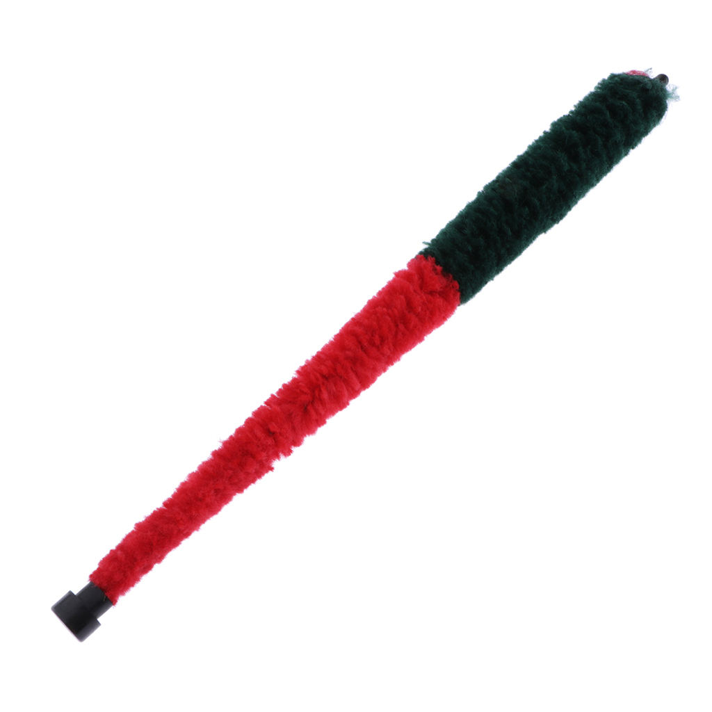Saxophone Cleaning Brush Soprano Saxophone Accessory Protection Sax Red & Green