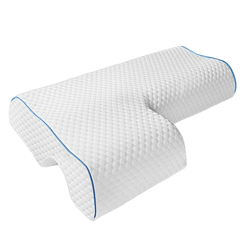 Poncho Memory Foam Pillow-Couple Pillow Breathable Arm Rest Anti Hand Pressur... 