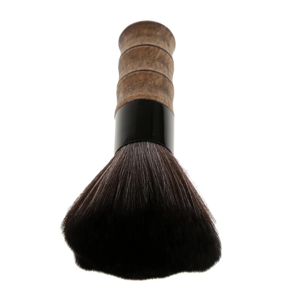 Premium High Quality Synthetic Hair Facial Makeup Tool, Barber Hair Cutting Dust Cleaner Shaving Brush
