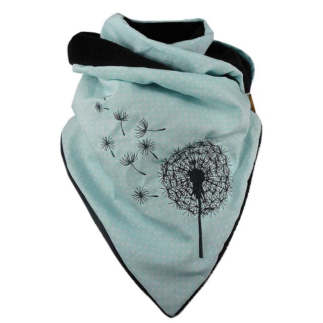 wrtgerht Fall Scarf for Women Multipurpose Shawl Retro Printing Fashion Button  Scarves Chiffon Head Scarf Chunky Scarf Wrap Shawl (Scarf) (Color : Blue,  Size : One Size)