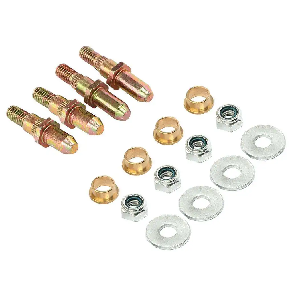 Door Hinge Pin and Bushing Kit - 4 Pins 2 Door for GMC For Chevrolet for Chevy Truck SUV