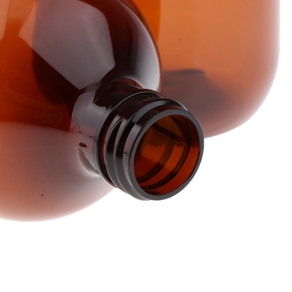 2Pcs 500ml Plastic Screw Bottle Travel Shampoo Cosmetic Holder Container with Cap Inside the Plug