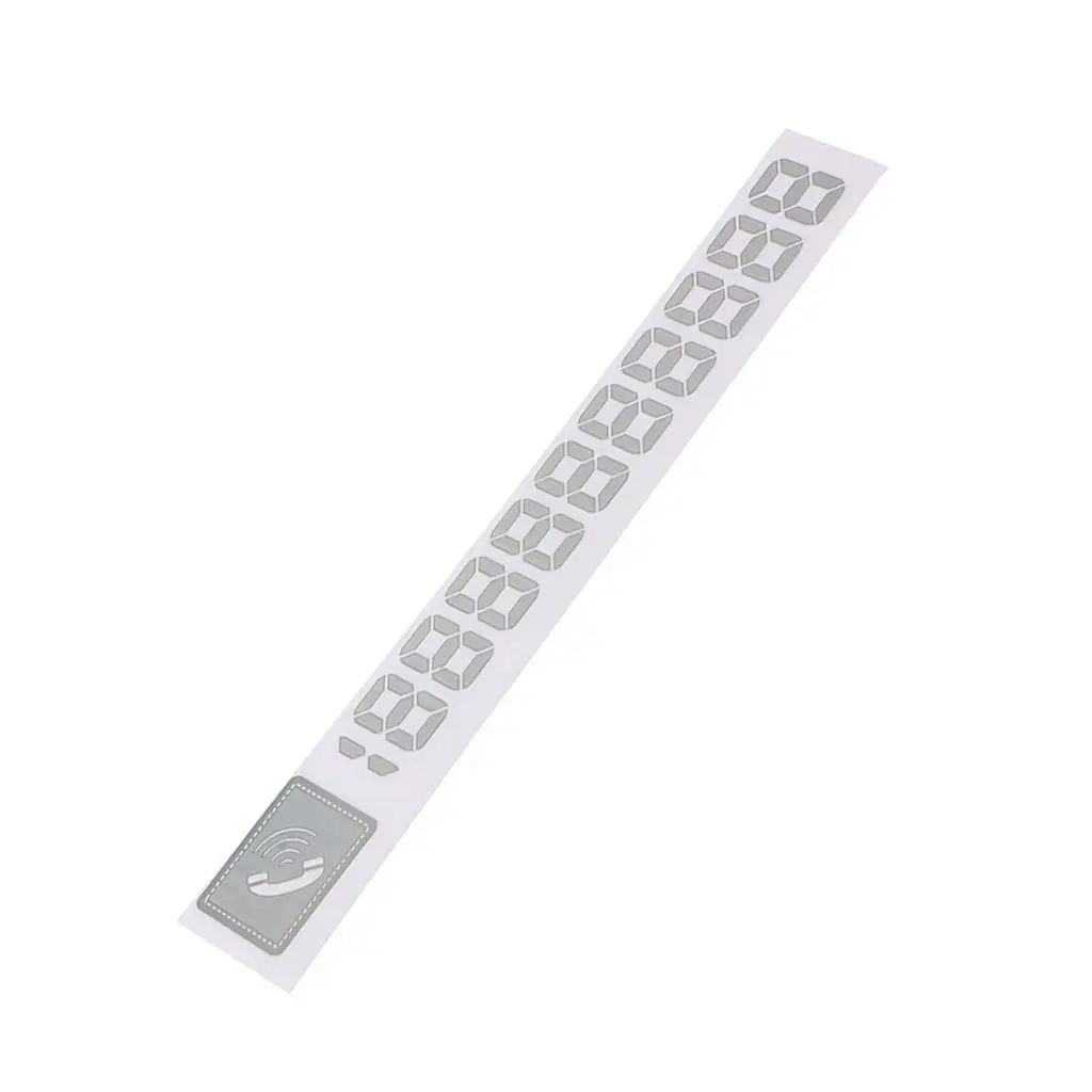 Car Temporary Parking Card Sign Night Light Calling Phone Number Plate Vehicle