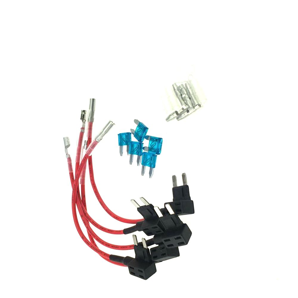 Car Boat 15A Add Circuit Mini Blade Fuse Holder /ATO/ATC Piggy Tap Pack of 5