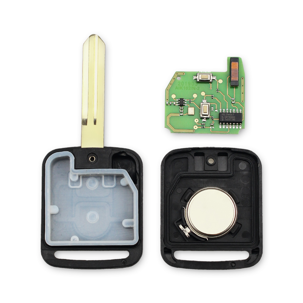 Chiave telecomando per Nissan Elgrand X-TRAIL Qashqai Navara Micra Note NV200 5WK4 876/ 818 433MHz ID46 Chip 2 Bottoni - H03e24473a9f7480eb4bdbe274910a823m