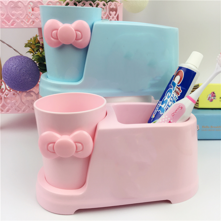 titular, Mouthwash Cup titular, Toothbrush Cup titular, armazenamento Rack Case, novo