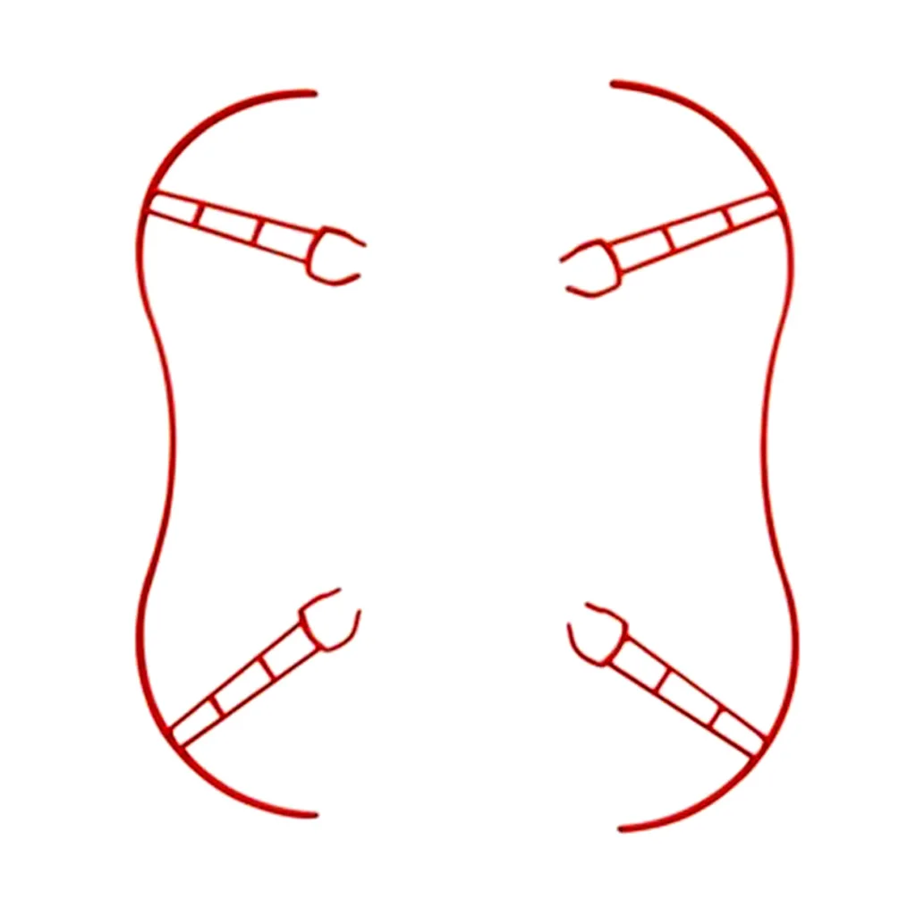 Props Bumper Protector Quick-release Propeller Guard for Bebop 2.0 Props Red