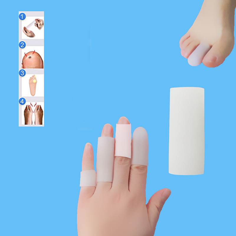 Best of 10 Pcs Silicone Gel Finger Tube Protector Toe Sleeves For Friction Pain Relief Foot Care Tool Finger Protect Reviews & Tips - Image 5