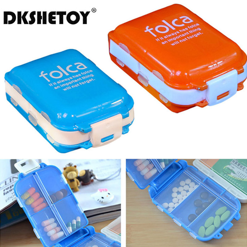 Best of Folding Pill Case Medicine Drug Pills Organizer Storage Boxs Portable Pharmacy Capsule Tablet Container Empty Pillbox Cases Reviews & Tips