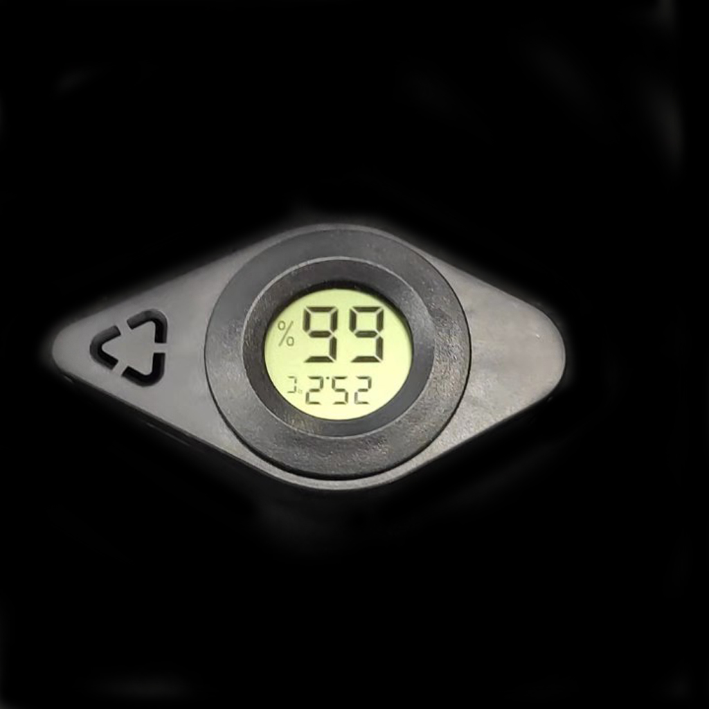 Digital Guitar Case Sound Hole Electronic Hygrometer Thermometer Humidifier