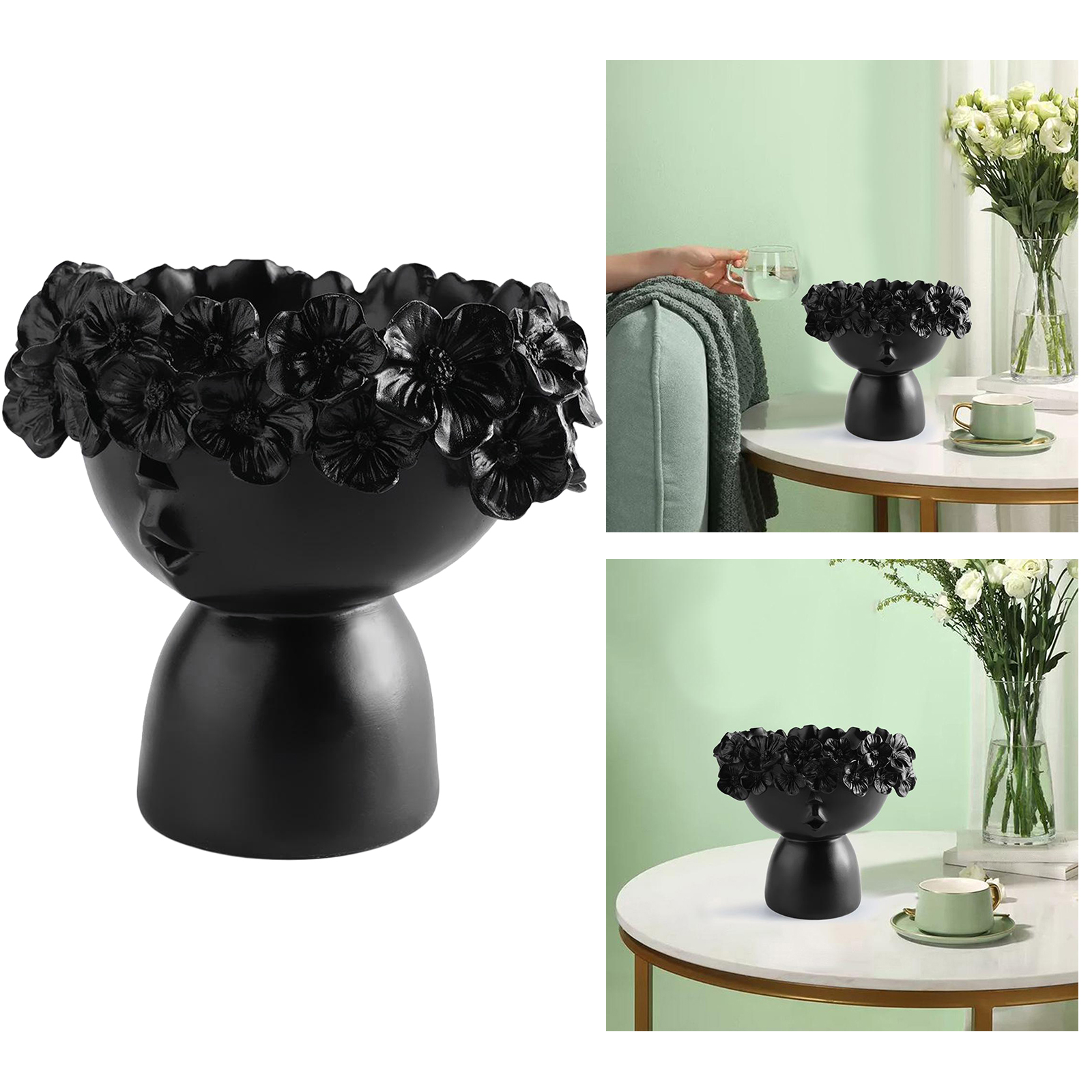 Car Resin Flower Pot Garden Flower Pot Succulent Bonsai Plant Indoor Flower Pot Office Table Flower Pot Decoration