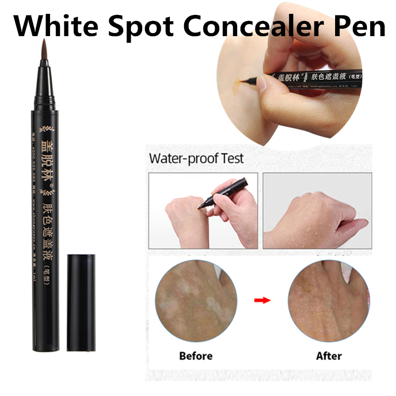 Best of 1Pc Natural Vitiligo Scars Cover Pen Waterproof Long-Lasting External Use Tattoo Concealer Liquid Woman Man Concealer Reviews & Tips