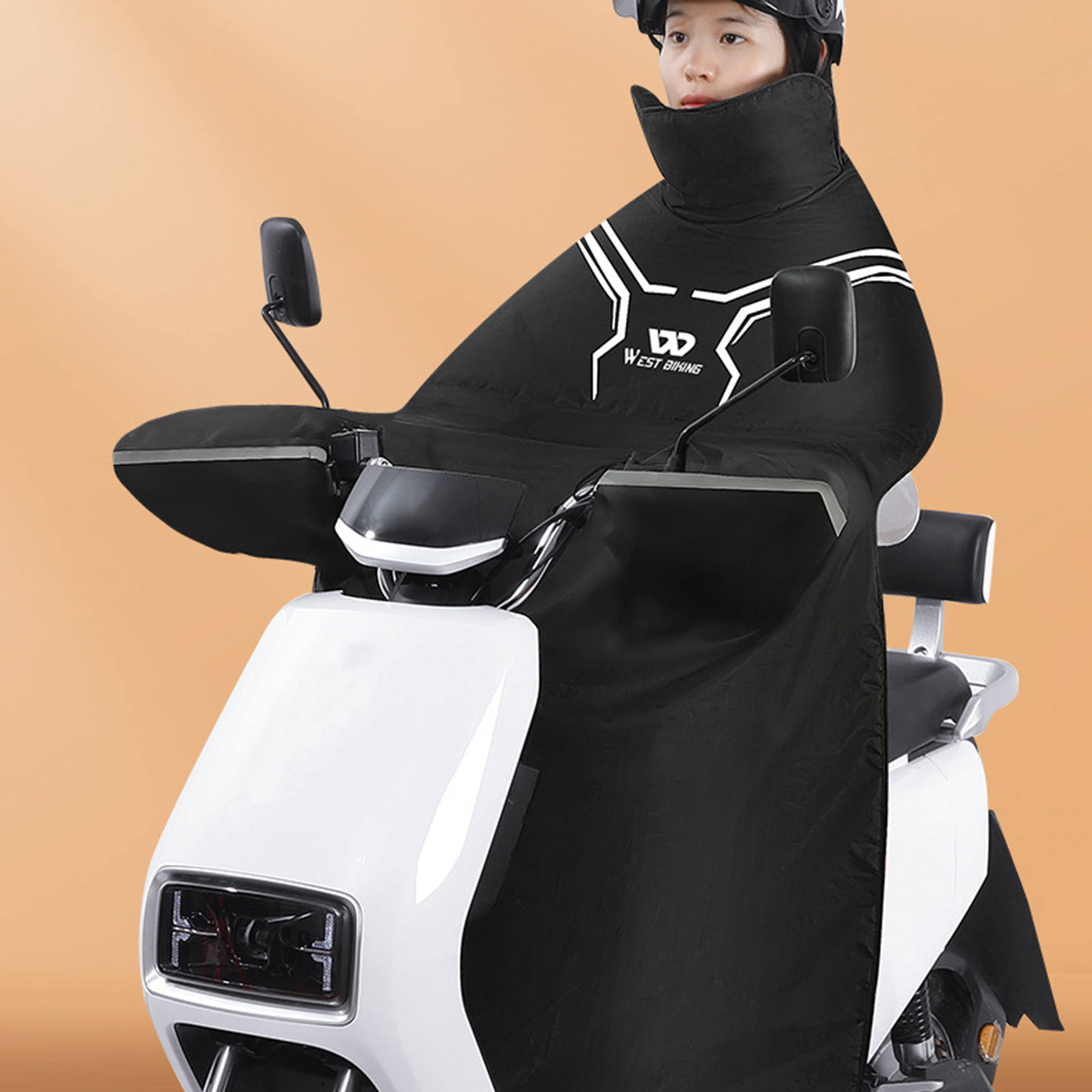 Winter Scooter Whole Body Lap Apron Cover Motorcycle Quilt Leg Cover Windproof Warm Ridding Knee Pads Leg Guard Cover