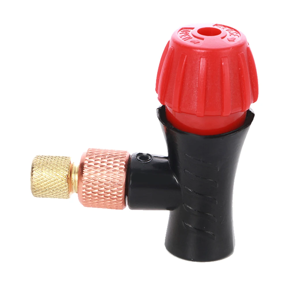 Tire CO2  Pump Inflator Head Connector Works With Threaded Cartridge